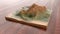 Wooden handcrafted mountain - 3D rendering