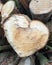 Wooden heart to remember for a lifetime