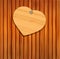 Wooden heart for Valentine\'s Day