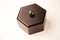 Wooden hexagon box