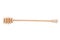 Wooden honey dipper, isolated