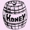 Wooden Honey pot