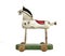 Wooden horse isolated