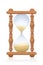 Wooden Hourglass Bottleneck Sandtimer Sand Glass