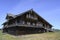 Wooden house built by merchant Elizarov in the second half of the 19th century on Kizhi Island in Karelia