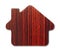 Wooden house icon