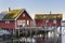 Wooden house at the Lofoten archipelago, Norway