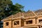 Wooden house roof residential construction home framing