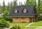 Wooden house in Zakopane Tatra mountains