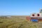 Wooden Houseboat in estuary