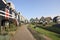 Wooden houses in Marken in Holland