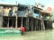 Wooden houses on piles