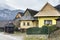 Wooden houses in Vlkolinec village, Slovak republic