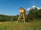 Wooden hunter lookout tower, Slovakia