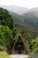 Wooden hut, Haast Pass, New Zealand