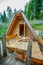 Wooden hut at Hija Glamping Lake Bloke, Nova Vas in Slovenia