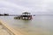 Wooden hut on stilts lac de sanguinet maguide in landes france