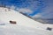 Wooden huts on mountain