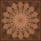 Wooden Intarsia Marquetry Pattern Wood Tile