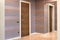 Wooden interior doors of high quality, interior design