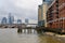 Wooden Jetty Outside OXO Tower Wharf