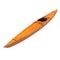 Wooden kayak on White 3D Illustration