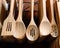 Wooden Kitchen Spatulas and Spoons