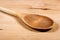 Wooden kitchen spoon