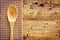 Wooden kitchen spoon