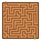 Wooden Labyrinth Square Format Maze