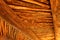 Wooden Latellas on Ceiling of Old Adobe