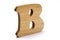 Wooden Letter B