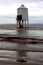 Wooden lighthouse on nine legs