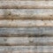 Wooden Log Cabin Old Wall Natural Colored Horizontal Background