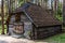 Wooden log house