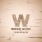 Wooden logo woodwork, Wooden logo design, Woodworking logo, Logo Designs Vector Illustration Template