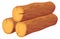 Wooden logs stack cartoon icon. Firewood symbol