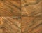 Wooden look beige and brown rectangular seamless ceramic tile and pattern useful as background or texture