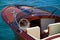 Wooden Luxury boat detail