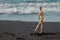 Wooden man, sea, ocean, wave, summer, beach