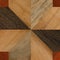 Wooden marquetry can be patterns created from the combination of wood, wooden floor, parquet, cutting board