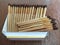 wooden matchsticks