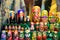 Wooden matrioshka decorations for sales. Russian dolls