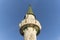 Wooden Minaret Of Makbul Ibrahim Pasha Mosque, Istanbul, Turkey