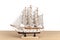 Wooden model of ship