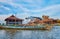 The wooden monastery on Inle Lake, Myanmar