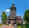 Wooden monumental church in Biskupice Oloboczne