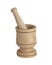 Wooden Mortar Pestle. Grinding Bowl Set. Garlic Crush Pot.