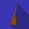 Wooden musical instruments of Mongol .National music of the Mongolian.Mongolia single icon in flat style vector symbol