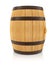 Wooden oaken barrel for beverages storing